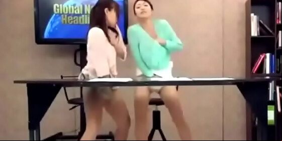 frantic wet horny japanese lesbian slutty newsreaders
